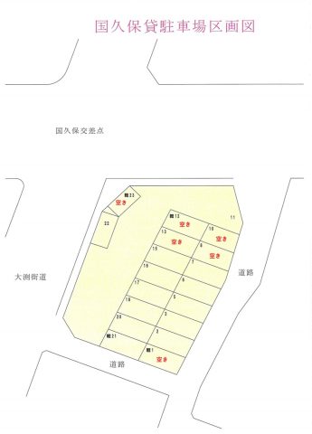 国久保二丁目　月極駐車場